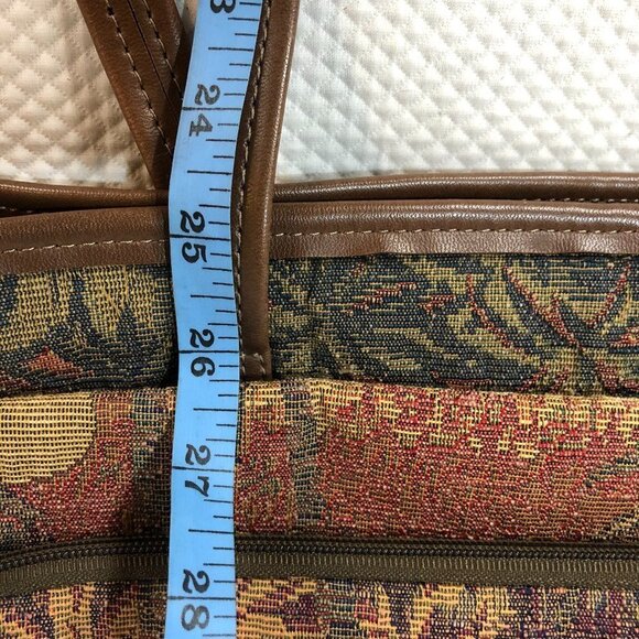 NWOT Ricardo Beverly Hills Palm Trees Large Tapestry Travel Tote Carry On Bag - Picture 13 of 13